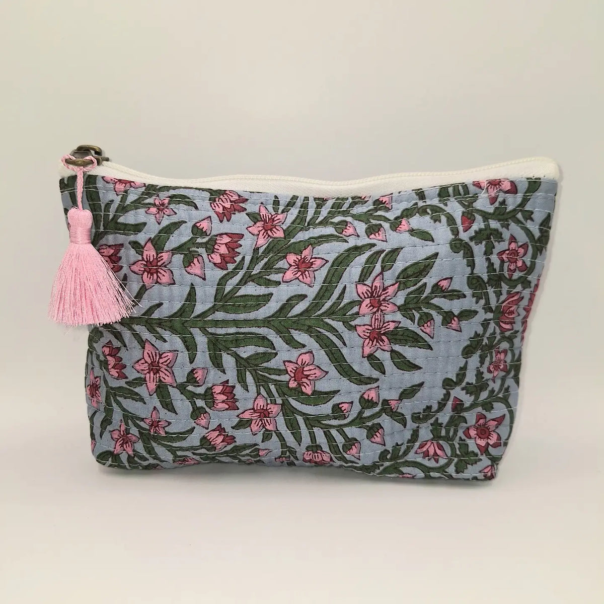 Cotton Travel & Makeup Bag