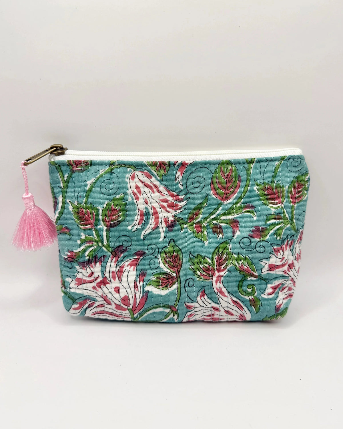Cotton Travel & Makeup Bag