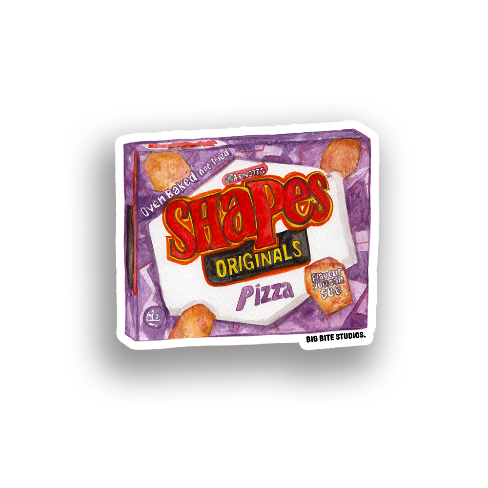 Pizza Shapes Magnet — by Big Bite Studios