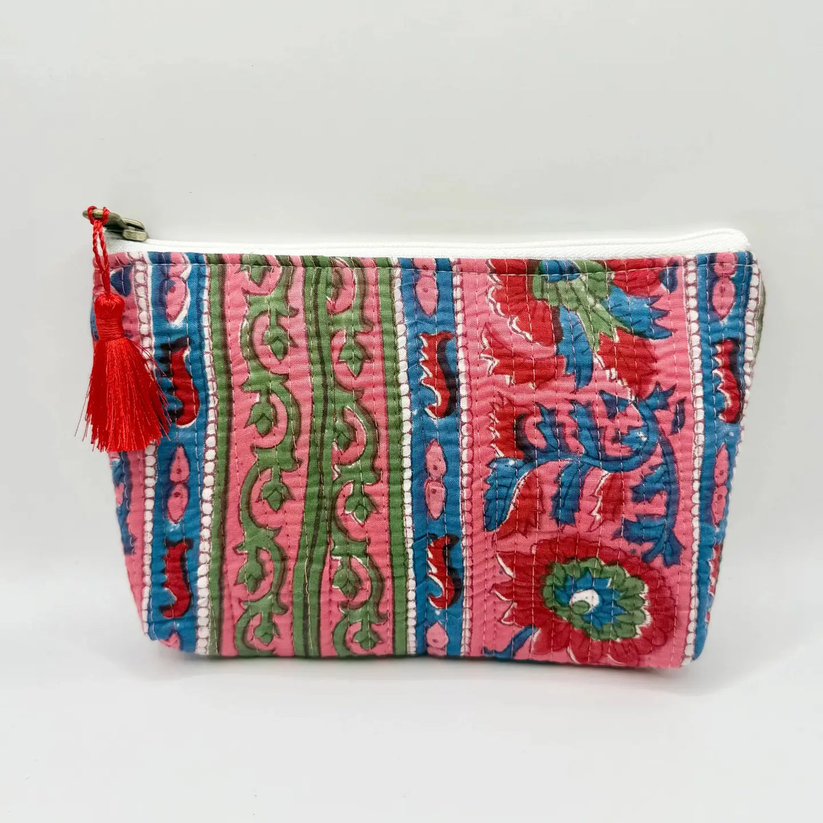 Cotton Travel & Makeup Bag