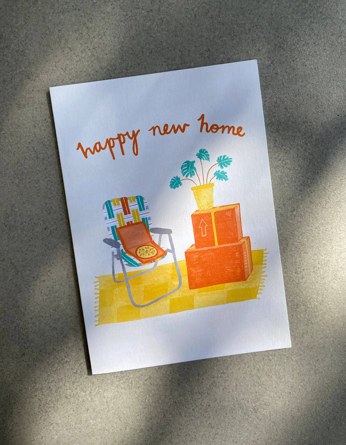 Happy New Home Greeting Card - Housewarming Card | New House
