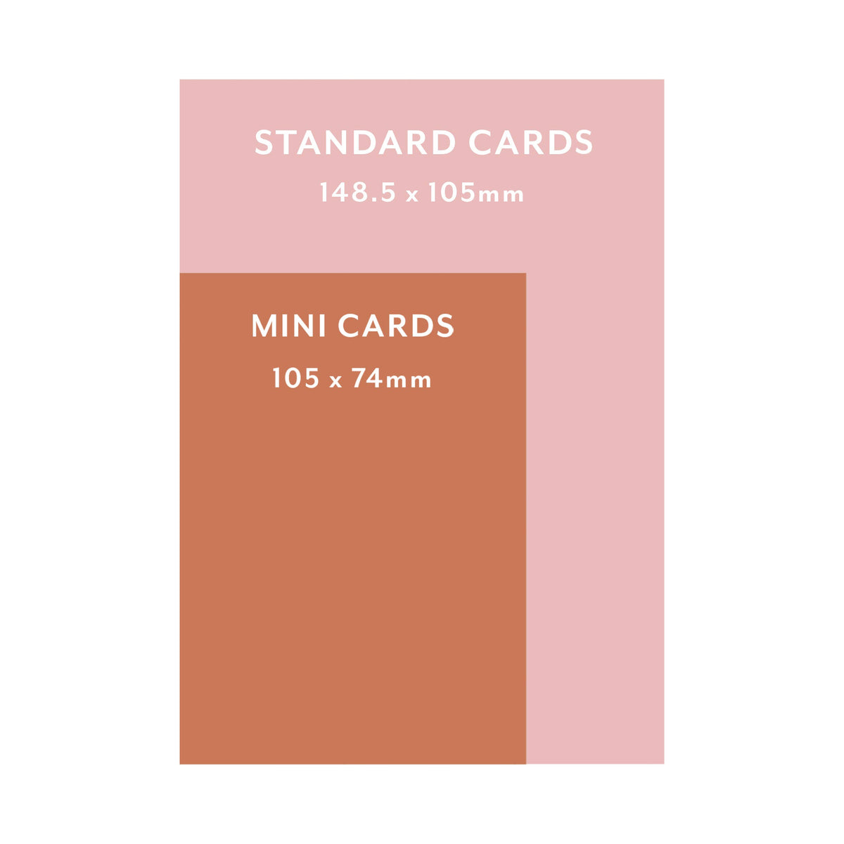 Bonjour Bebe Pink Mini Card - New Baby Cute Shower Greeting