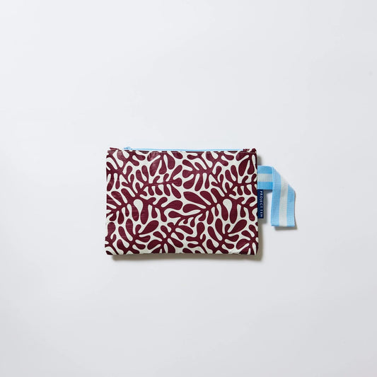 Mini Zip Pouch - Coral