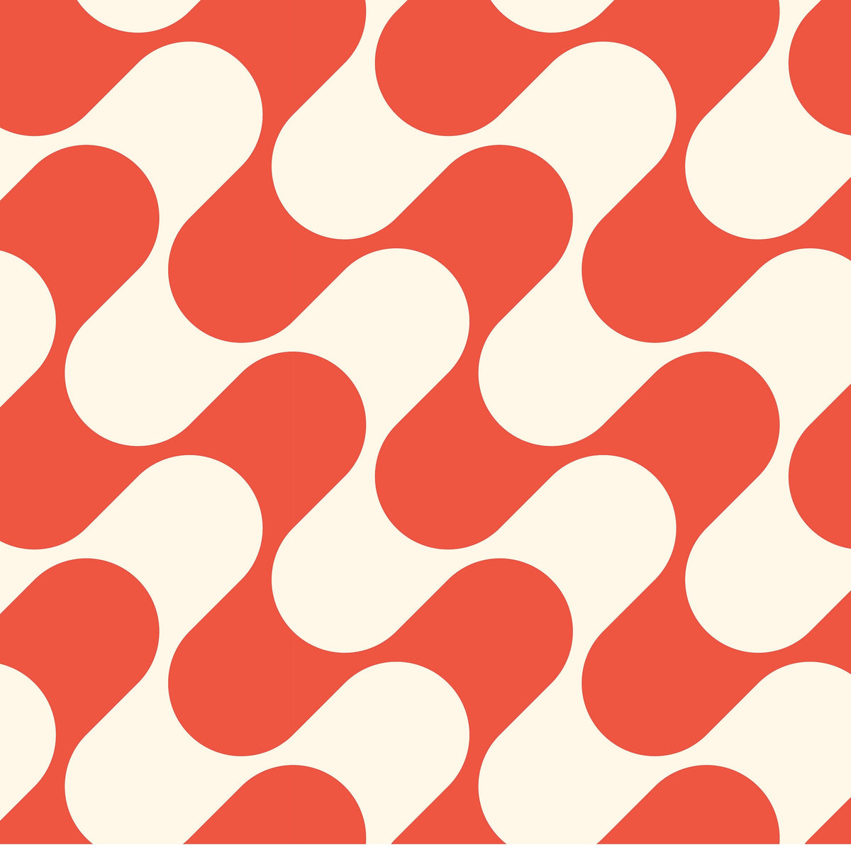 Mini Zip Pouch – Red Ripple