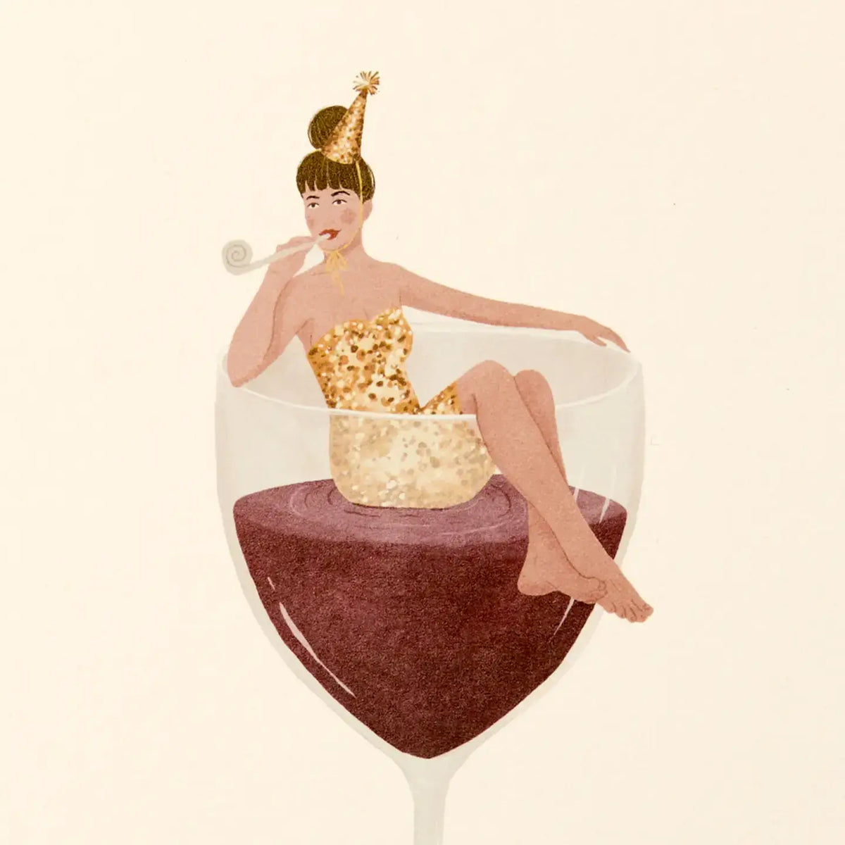 Birthday Foil Greeting Card | Eco-Friendly, Illustrated