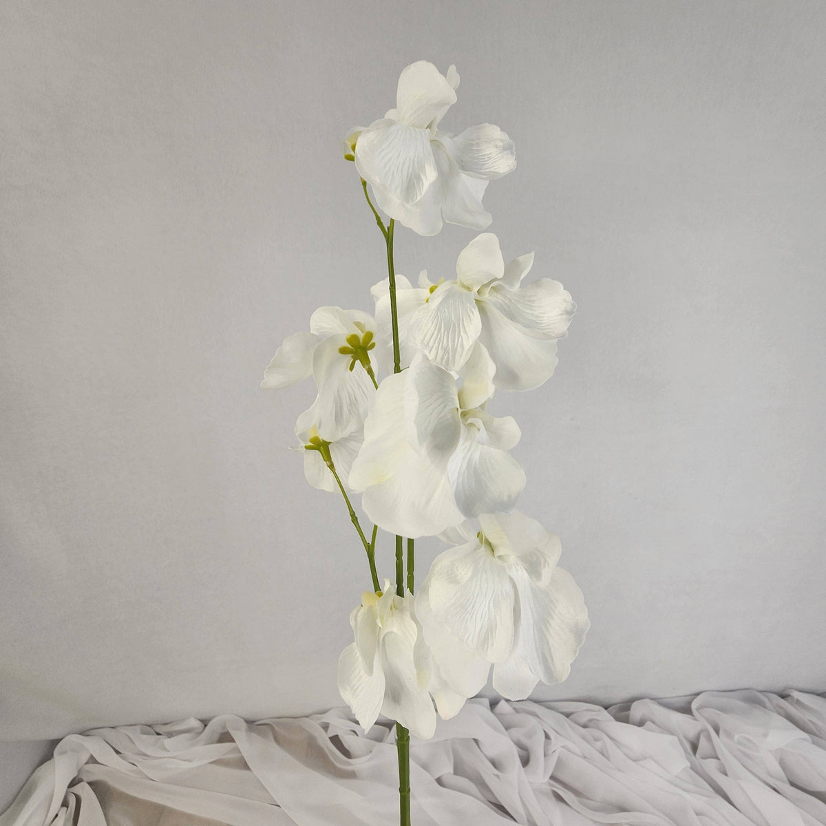 White Sweet Pea Spray- Realistic Artificial Flowers