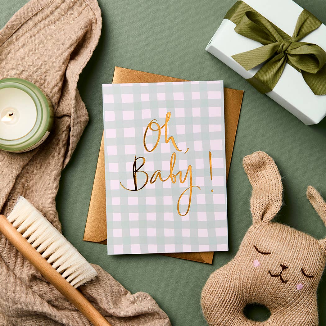 New Baby Greeting Card | Sustainable Minimal Design