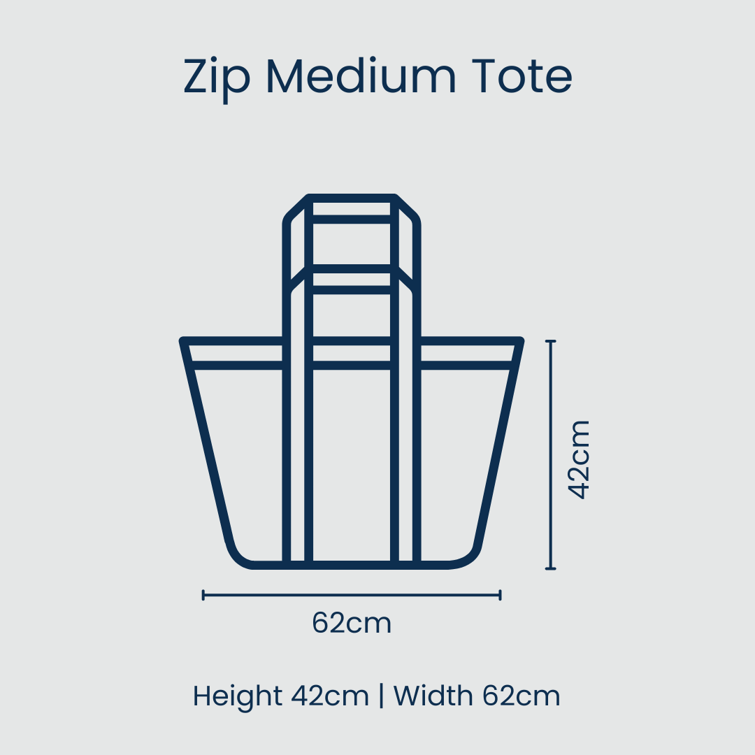 Zip Medium Tote – Feast
