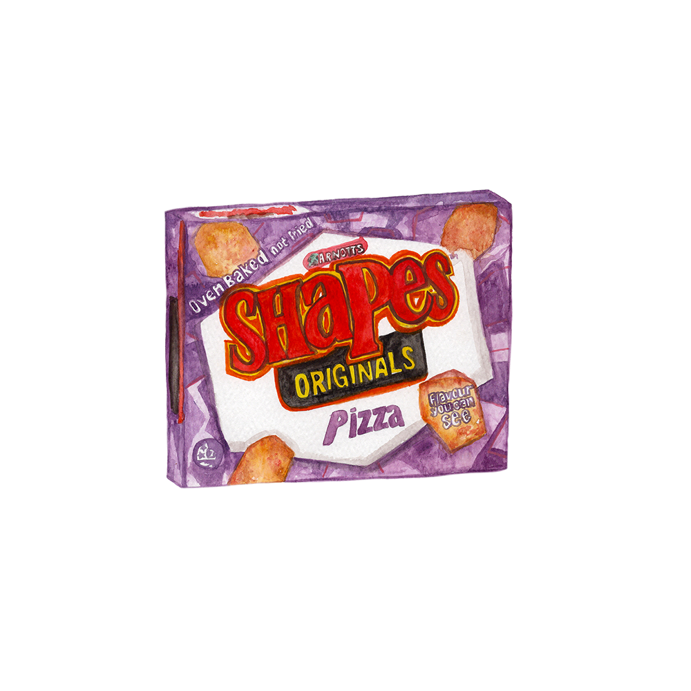 Pizza Shapes Magnet — by Big Bite Studios