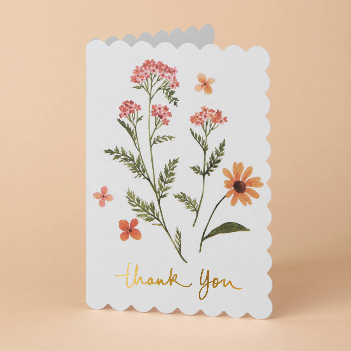 Thank You Card Floral | Signature Foil Greeting Card