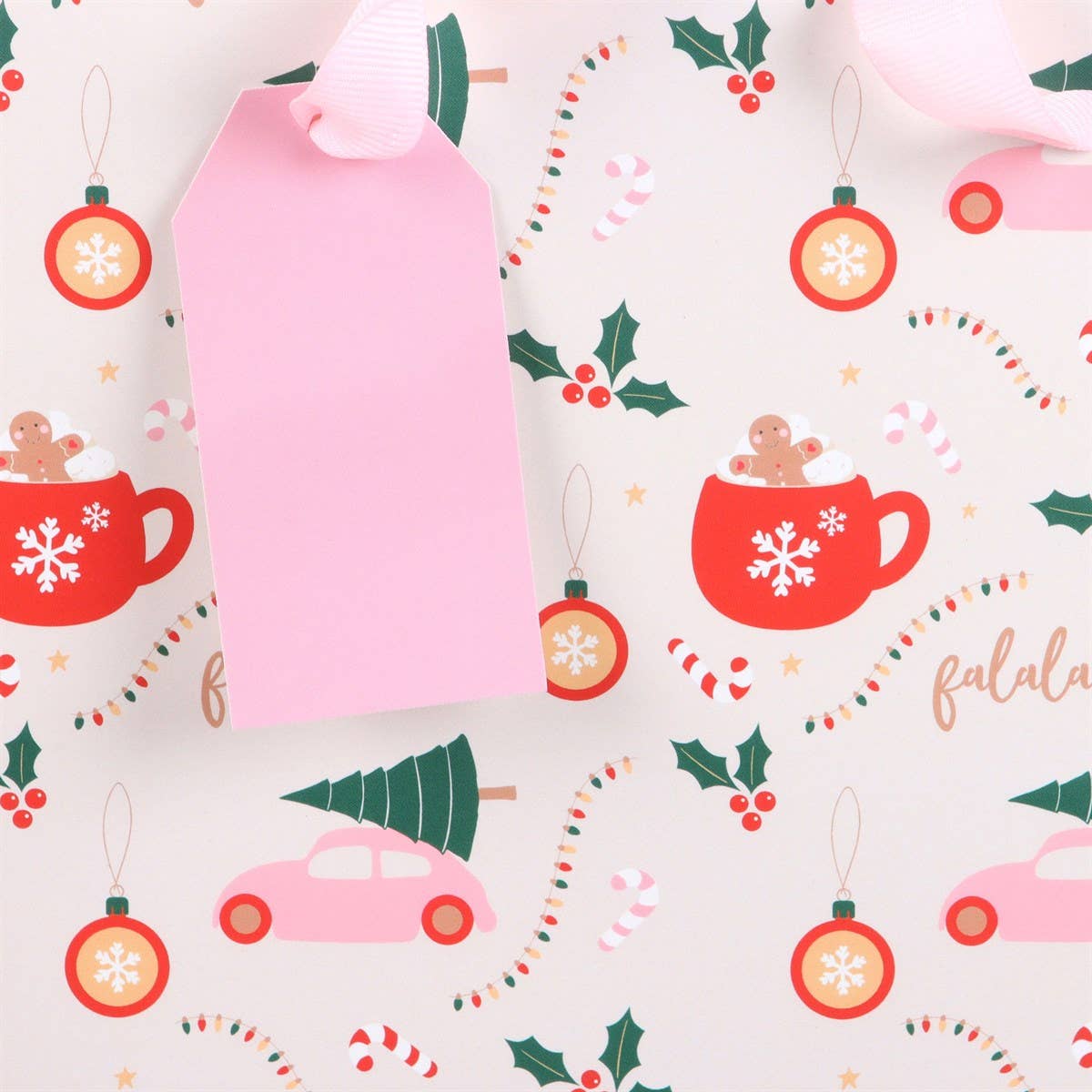 Christmas Print Gift Bag 23cm