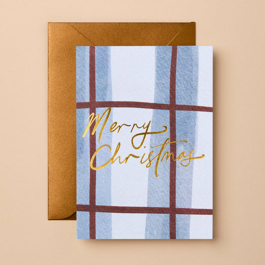 Christmas Holiday Greeting Card | Luxury Christmas Gold Foil