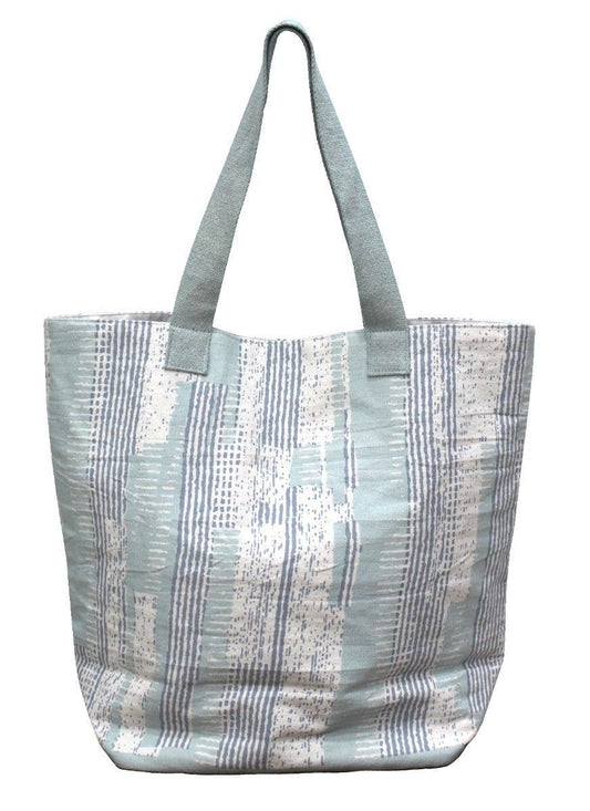 Blue Striped Bag 55x35cm
