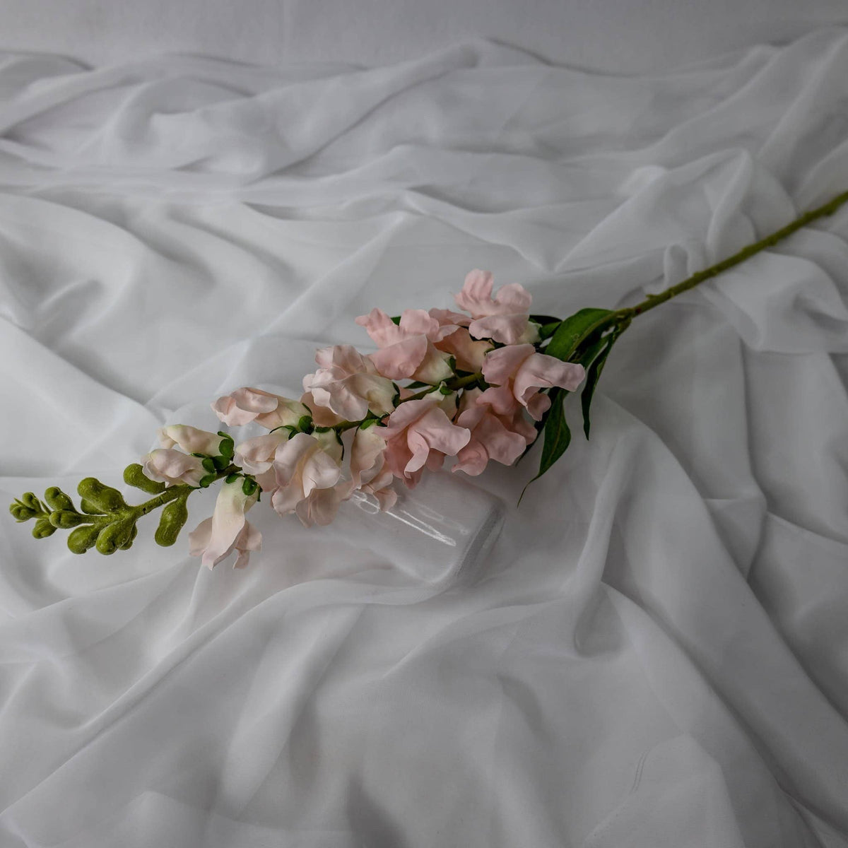 Pink Snapdragons -Soft Silk
